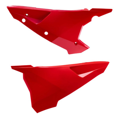 Plaques latérales Polisport type origine rouges Rieju MR 300 21-26