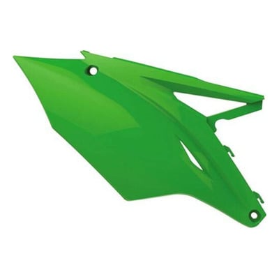 Plaques latérales Polisport vert lime pour KXF depuis 2019
