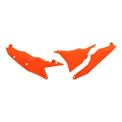 Plaques latérales Ufo Orange Fluo KTM SX/SXF depuis 2023