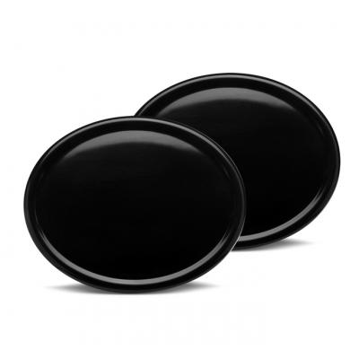 Plaques latérales vintage C. racer forme ovales noires