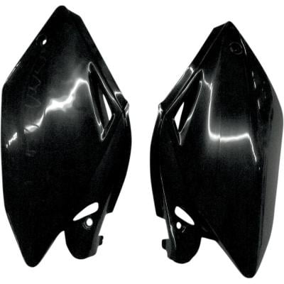 Plaques numéro latérales UFO Honda CRF 250R 04-05 noir