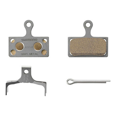 Plaquette Frein à Disque Vélo Shimano BP-G04TI-MX en Métal