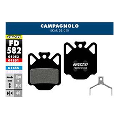 Plaquette frein vélo Galfer FD582 G1053 Campagnolo
