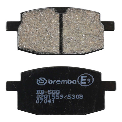 Plaquettes de frein Brembo carbone céramique 07041CC