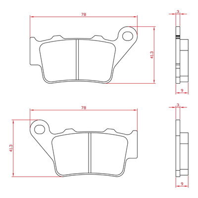 Plaquettes de frein Brenta BR3088