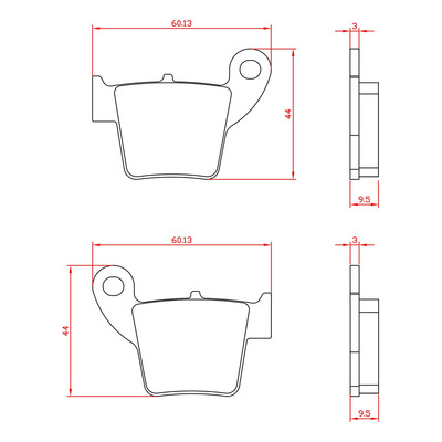 Plaquettes de frein Brenta BR6046