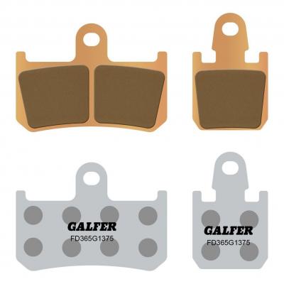 Plaquettes de Frein Galfer - G1375 métal fritté - FD365