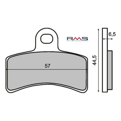 Plaquettes de Frein RMS - Organique - 225100630 - Gas Gas TXT/Pampera
