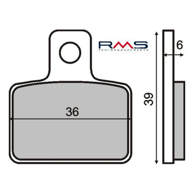 Plaquettes de Frein RMS - Organique - 225100650 - Gas Gas TXT/Montesa Cota