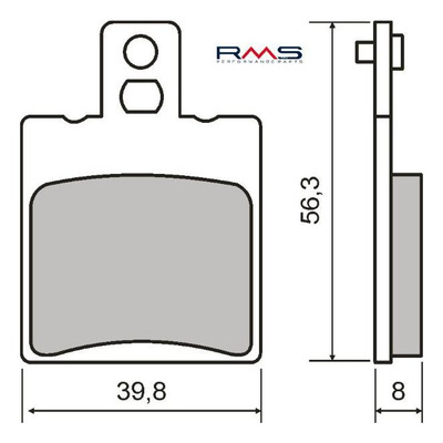 Plaquettes de Frein RMS - Organique - 225102020 - Honda CRM