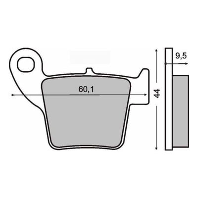 Plaquettes de Frein RMS - Organique - 225100660 - Honda CRF