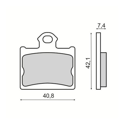 Plaquettes de Frein RMS - Organique - 225103530 - Husqvarna CR/KTM Freeride