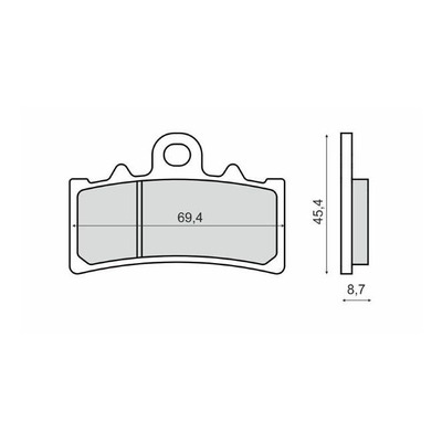 Plaquettes de Frein RMS - Organique - 225103310 - KTM Duke/BMW G 310