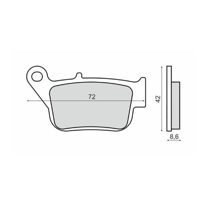 Plaquettes de Frein RMS - Organique - 225103270 - Yamaha X-Max 250cc 2014-16