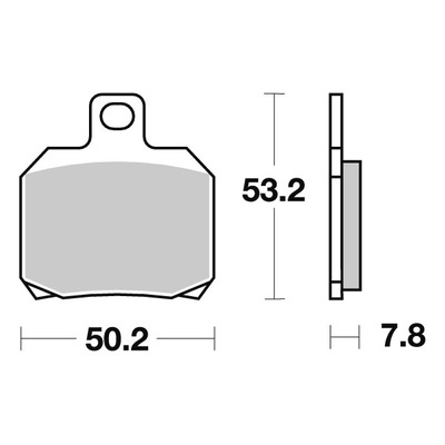 Plaquettes de frein SBS carbone tech 730RQ