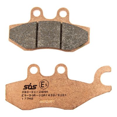 Plaquettes de Frein SBS - métal fritté - 177MS