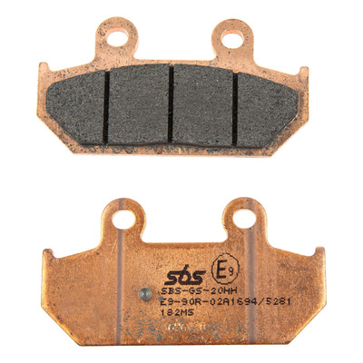 Plaquettes de Frein SBS - métal fritté - 182MS