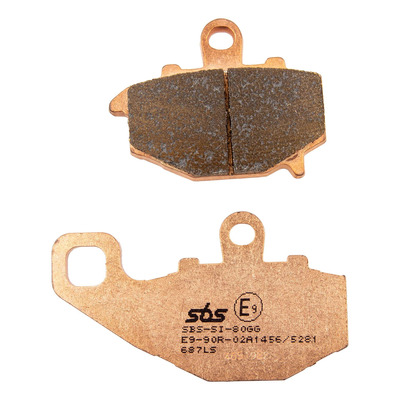 Plaquettes de Frein SBS - métal fritté - 687LS