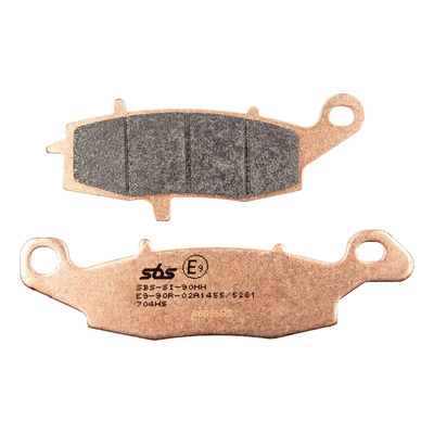Plaquettes de Frein SBS - métal fritté - 704HS
