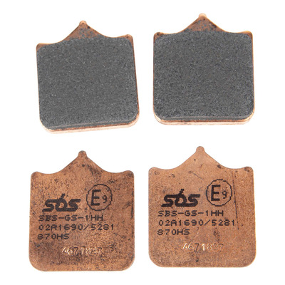 Plaquettes de Frein SBS - métal fritté - 870HS