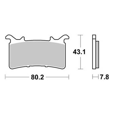 Plaquettes de Frein SBS - 985DS1