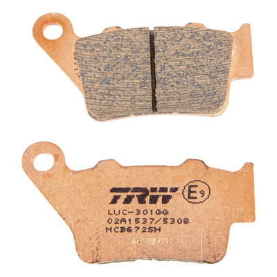 Plaquettes de Frein TRW - métal fritté - MCB672SH