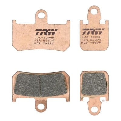 Plaquettes de Frein TRW - métal fritté - MCB795SV