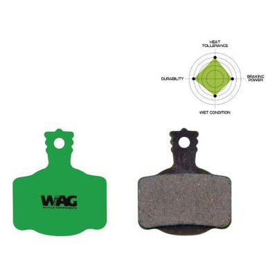 Plaquettes de freins organique WAG pour Magura MT4