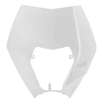 Plastique Plaque Phare ACERBIS Blanc - KTM EXC / EXCF 08-13
