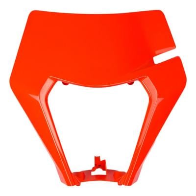 Plastique plaque phare UFO KTM 150 EXC TPI 2020 orange fluo