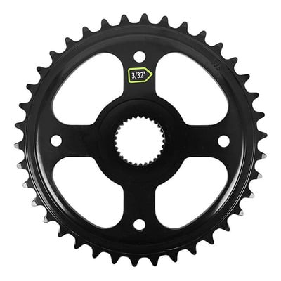 Plateau 38t VAE Bafang M410 CL 53mm Narrow Wide noir
