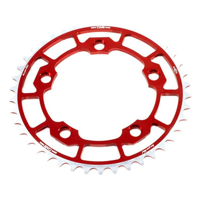 Plateau BMX Ciari Corona 5 trous rouge