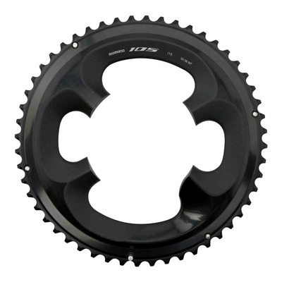 Plateau vélo de route Shimano 105 r7000 2x11v extérieur (50 à 53 dents) noir