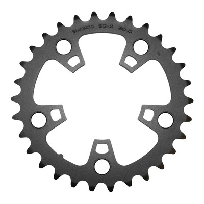 Plateau vélo de route Shimano Ultegra 3x10v intérieur (30 dents) noir