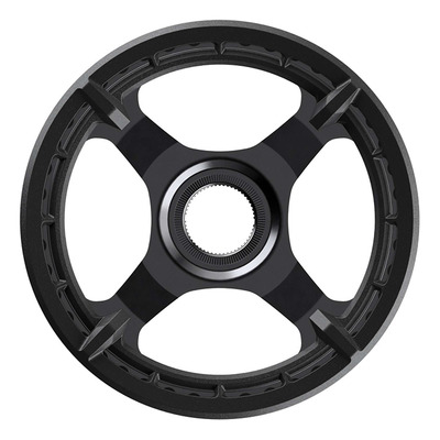 Plateau vélo électrique Shimano CR-ET600 Mono-Plateau 38 dents Simple Protège Chaîne Noir