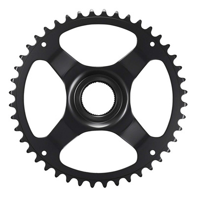 Plateau vélo électrique Shimano CR-ET600 Mono-Plateau 38 dents Noir