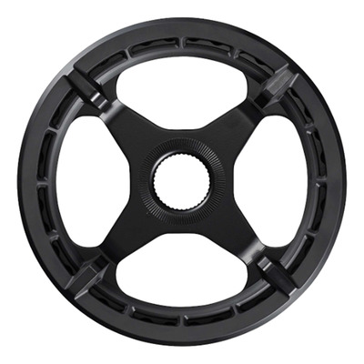 Plateau Vélo Électrique Shimano SM-CRE50 Mono-Plateau Double Protège Chaîne 38 dents Noir