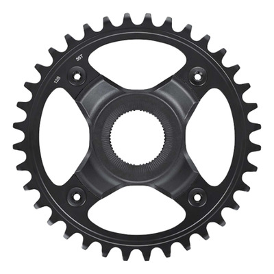 Plateau Vélo Électrique Shimano SM-CRE70-12 Mono-Plateau 36 Dents Noir