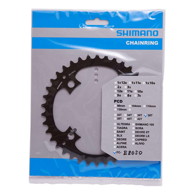 Plateau Vélo Électrique Shimano SM-CRE70 38 dents Compatible Garde-Chaîne Sans Étoiles