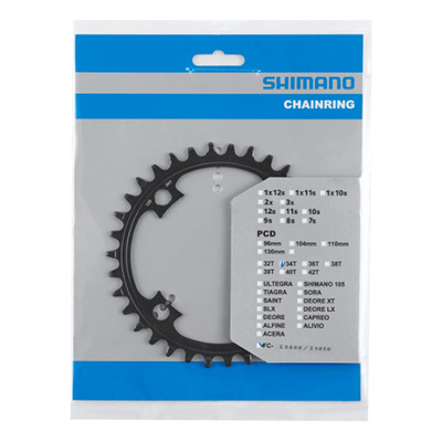 Plateau Vélo Éléctrique Shimano SM-CRE80-12-B Sans Étoile