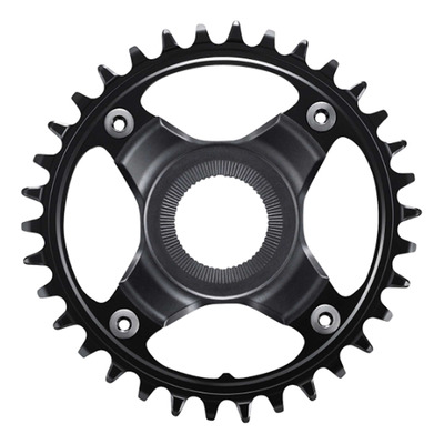 Plateau Vélo Électrique Shimano SM-CRE80-B Mono-Plateau pour 12 vitesses Noir