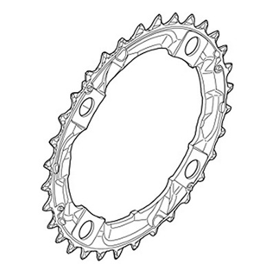 Plateau VTT Shimano Acera FC-M361 Triple Plateaux Intermédiaire 38 dents pour 7/8 vitesses