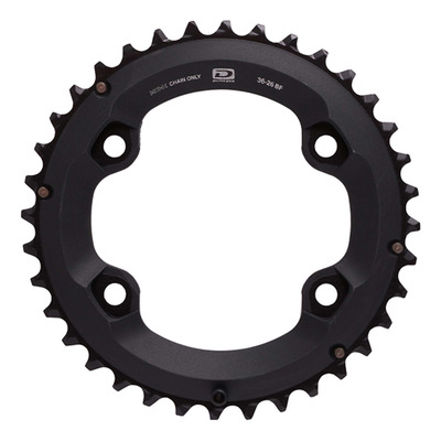 Plateau VTT Shimano Deore Double Plateaux Extérieur 36 dents 10 Vitesses