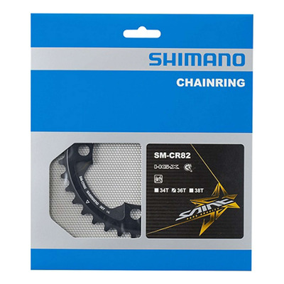 Plateau VTT Shimano SM-CR82 Mono-Plateau 36 Dents pour 10 vitesses Noir