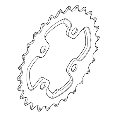 Plateau VTT Shimano XT FC-M785 Double Plateaux Interne 28 dents 10 vitesses