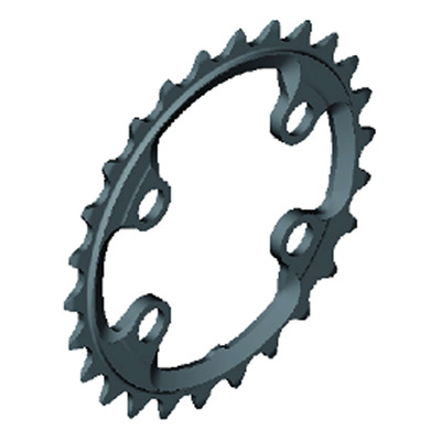 Plateau VTT Shimano XTR Double Plateaux Intérieur 28 dents 11 Vitesses