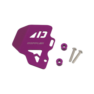 Platine de protection de maître cylindre de frein arrière violet Doppler