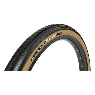 Pneu gravel Gravelking SemiSlick R noir et marron TLC