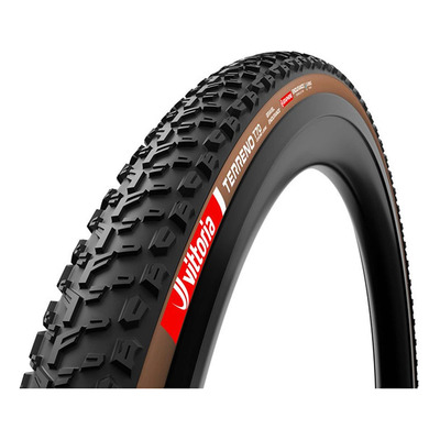Pneu gravel Vittoria TerrenoT70 coarse loose noir et marron