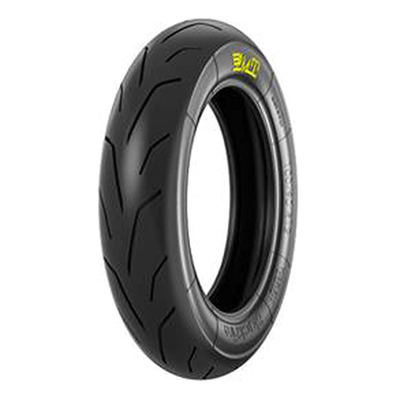 Pneu Piste Semi-Slick YCF PMT BLACKFIRE Soft Dimensions 100/90 12 Pouces